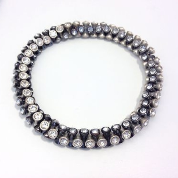 :: Stella & Dot Vintage⚔️SILVER Twist Bracelet - Picture 5 of 5